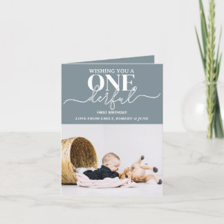 Primera fecha de nacimiento Maravillosa tarjeta de