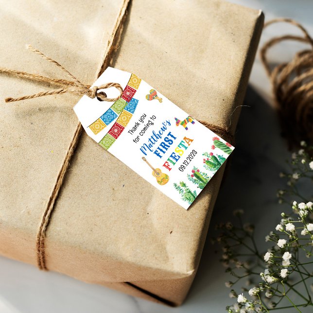 Primera Fiesta Cumpleaños Etiqueta Favor, Boy Gift (Subido por el creador)