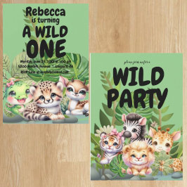 Primera fiesta de cumpleaños 2 invitaciones parcia