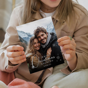 Primera foto de parejas felices de Navidad