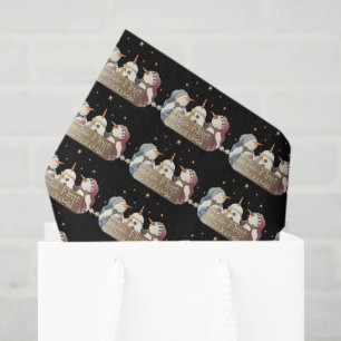 Primera hoja de papel de Snowman