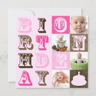 Primera invitación a fiesta de cumpleaños