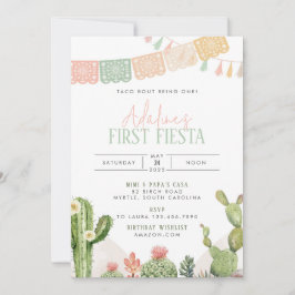 Primera Invitación a Fiesta de Cumpleaños
