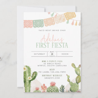 Primera Invitación a Fiesta de Cumpleaños