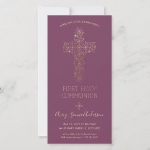 Primera invitación a la comunidad sagrada - Oro, e