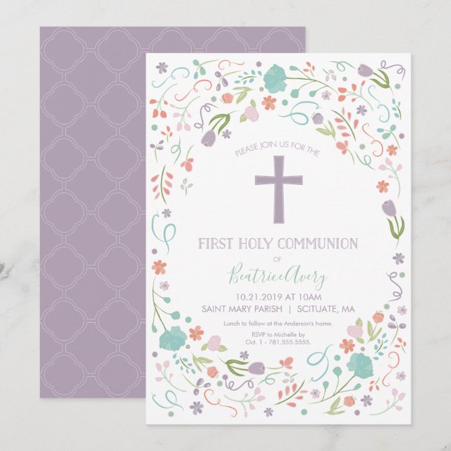 Primera invitación a la comunidad sagrada, Persona (Anverso / Reverso)