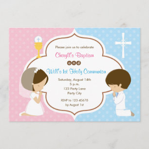 Primera invitación a la comunión/bautismo
