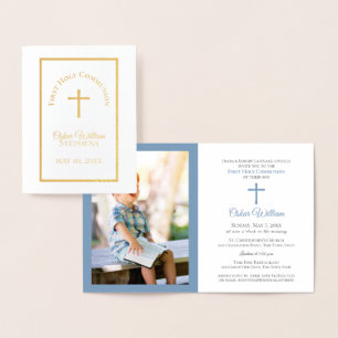 Primera invitación a la comunión con foto
