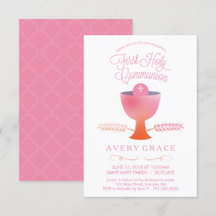 Primera invitación a la comunión sagrada - Invitac