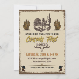 Primera invitación a la fiesta de cumpleaños de Ro