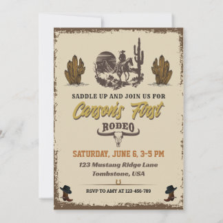 Primera invitación a la fiesta de cumpleaños de Ro
