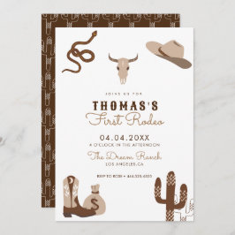Primera invitación a la fiesta de cumpleaños de Ro