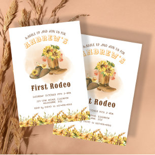 Primera invitación a la fiesta de cumpleaños de Ro