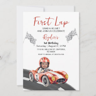 Primera invitación a la foto de cumpleaños de Lap 