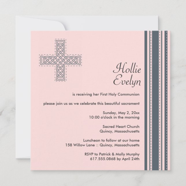 Primera invitación a la Santa Comunión (Anverso)