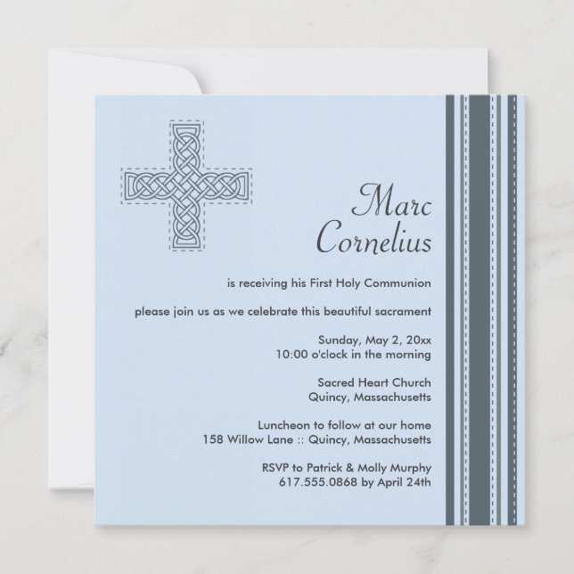 Primera invitación a la Santa Comunión (Anverso)