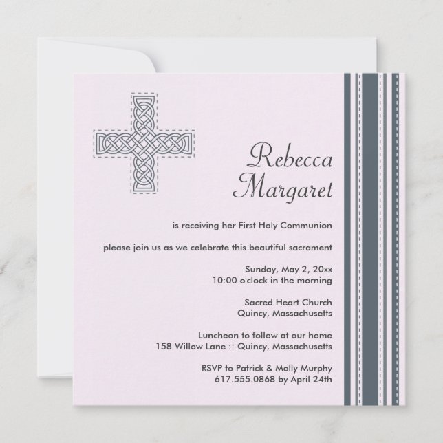 Primera invitación a la Santa Comunión (Anverso)