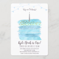 Primera Invitación a la Torta de Cumpleaños