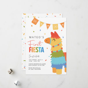 Primera Invitación al Cumpleaños de Fiesta ・ Piñat