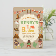 'Primera invitación al cumpleaños de Rodeo