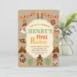 'Primera invitación al cumpleaños de Rodeo