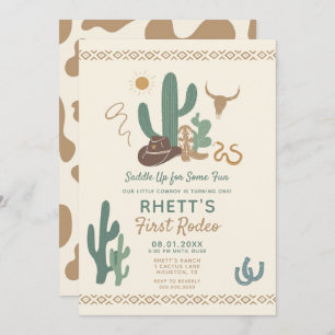 Primera invitación al cumpleaños de Rodeo