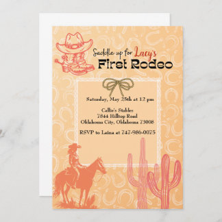 Primera invitación al cumpleaños de Rodeo