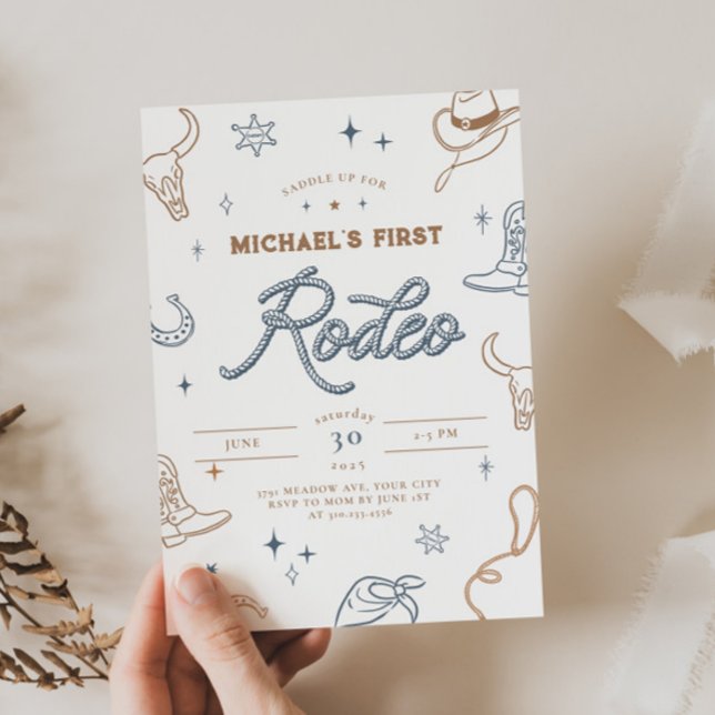 Primera invitación al cumpleaños de Rodeo (Subido por el creador)