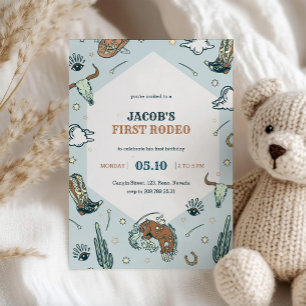 Primera invitación al cumpleaños occidental de Rod