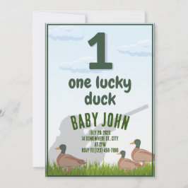 Primera invitación al Pato de Cumpleaños