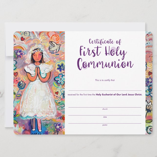 Primera Invitación comunitaria para Chica (Anverso)