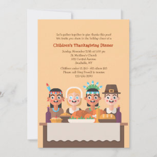 Primera invitación de Acción de Gracias