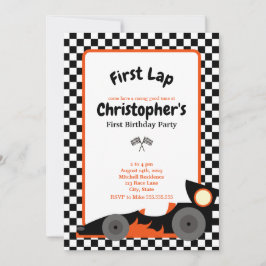 Primera invitación de cumpleaños