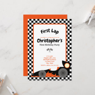 Primera invitación de cumpleaños