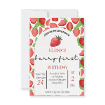 Primera invitación de cumpleaños