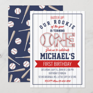 Primera invitación de cumpleaños al béisbol