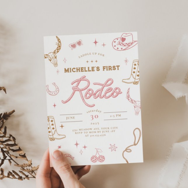 Primera invitación de cumpleaños de Rodeo para Chi (Subido por el creador)