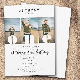 Primera invitación de cumpleaños Primer Chica de u