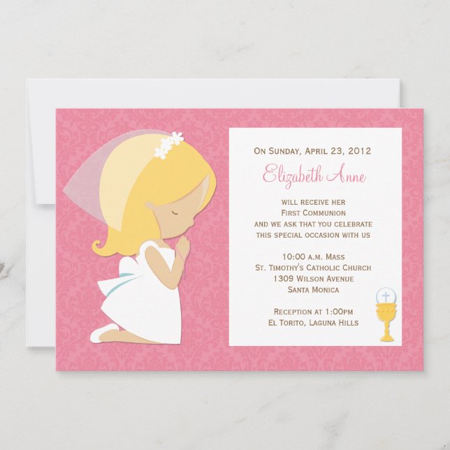 Primera invitación de la Comisión al Chica (Anverso)