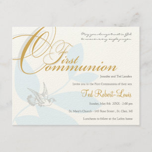 Primera invitación de la comunión