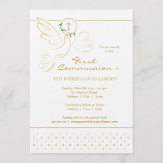 Primera invitación de la comunión