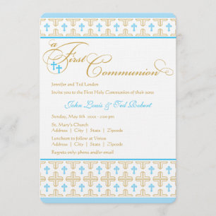 Primera invitación de la comunión de los muchachos
