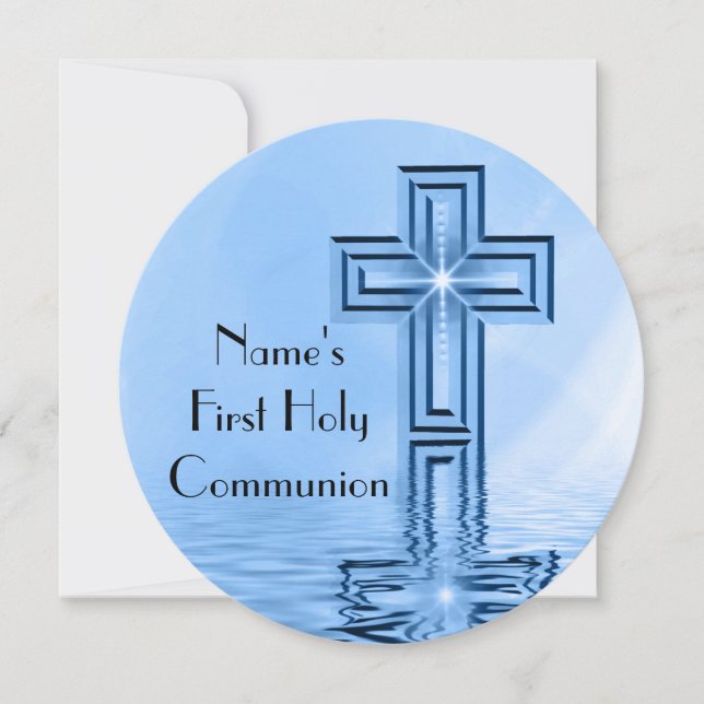 Primera invitación de la comunión santa de la cruz (Anverso)