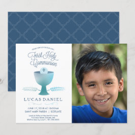 Primera invitación de la comunión santa - foto,