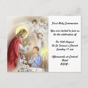 Primera invitación de la comunión santa para los