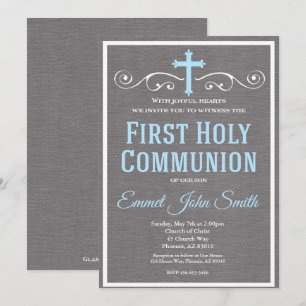 Primera invitación de la comunión santa, primera