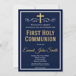 Primera invitación de la comunión santa, primera