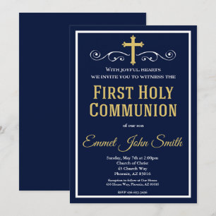 Primera invitación de la comunión santa, primera