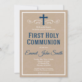 Primera invitación de la comunión santa, primera