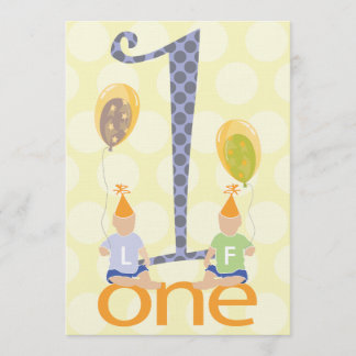 Primera invitación de la fiesta de cumpleaños de